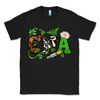 Black St. Patrick's Day CNA Classic Tee - OliviaCreatesArt