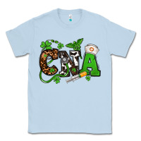 Dusty Blue St. Patrick's Day CNA Classic Tee - OliviaCreatesArt