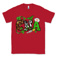 Red St. Patrick's Day CNA Classic Tee - OliviaCreatesArt