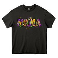 Asphalt mama mardi gras Heavy Core Tee - OliviaCreatesArt