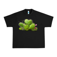 Black Desert Prickly Pear Cactus Urban Heavy Tee - LillyAllenDesigns