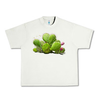 Pistachio Desert Prickly Pear Cactus Urban Heavy Tee - LillyAllenDesigns