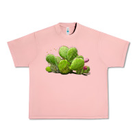 Salmon Desert Prickly Pear Cactus Urban Heavy Tee - LillyAllenDesigns