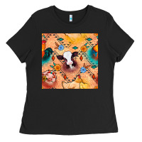 Black western farm animals seamless pattern Ladies Tee - BundleAndBundleShop
