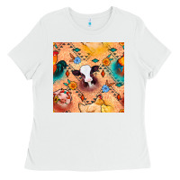 White western farm animals seamless pattern Ladies Tee - BundleAndBundleShop