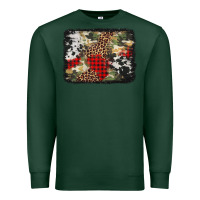 Sports Green army cowhide leopard Christmas Premium Sweatshirt - Jasminsmagicworld