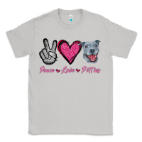 Moon Dust Peace Love Pitties Classic Tee - Jasminsmagicworld
