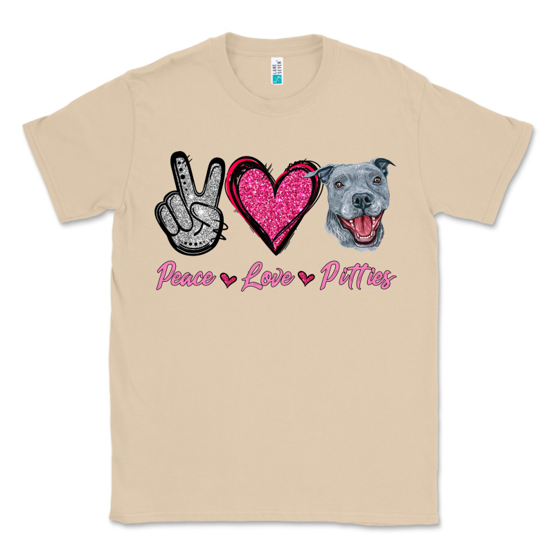 Peace Love Pitties Classic Tee by Jasminsmagicworld | Teevron
