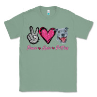 Sage Peace Love Pitties Classic Tee - Jasminsmagicworld