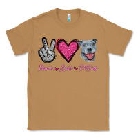 Toasted Coconut Peace Love Pitties Classic Tee - Jasminsmagicworld