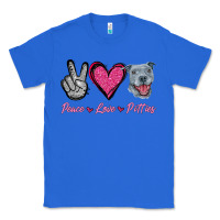 True Royal Peace Love Pitties Classic Tee - Jasminsmagicworld