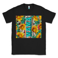 Black mama wıth sunflowers and gemstone Classic Tee - Artiststas