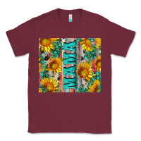 Burgundy mama wıth sunflowers and gemstone Classic Tee - Artiststas
