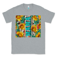 Heather Grey mama wıth sunflowers and gemstone Classic Tee - Artiststas