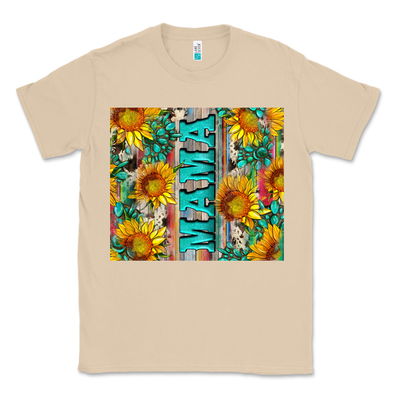 Mama Wıth Sunflowers And Gemstone Classic Tee by Artiststas | Teevron