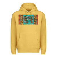 Antique Gold dog mama license plate Premium Hoodie - Artiststas