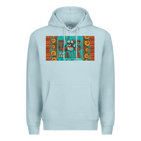Blue Mist dog mama license plate Premium Hoodie - Artiststas