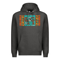 Charcoal Heather dog mama license plate Premium Hoodie - Artiststas
