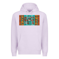 Lilac dog mama license plate Premium Hoodie - Artiststas