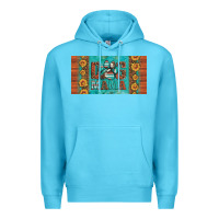 Ocean Blue dog mama license plate Premium Hoodie - Artiststas