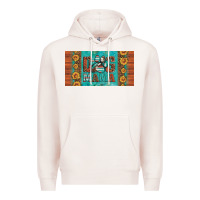 Pale Pink dog mama license plate Premium Hoodie - Artiststas