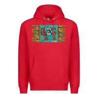 Red dog mama license plate Premium Hoodie - Artiststas