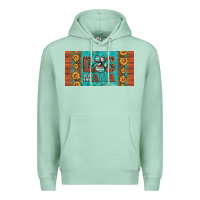 Seafoam dog mama license plate Premium Hoodie - Artiststas