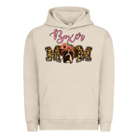 Pigment French Oak Boxer Mom Urban Hoodie - Jasminsmagicworld