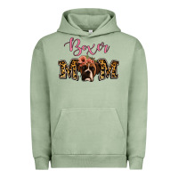Pigment Oil Green Boxer Mom Urban Hoodie - Jasminsmagicworld
