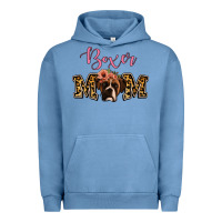 Pigment Pebble Blue Boxer Mom Urban Hoodie - Jasminsmagicworld