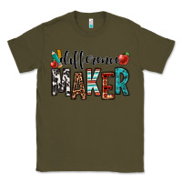 Army Green difference maker teacher Classic Tee - OliviaCreatesArt