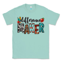 Seafoam difference maker teacher Classic Tee - OliviaCreatesArt