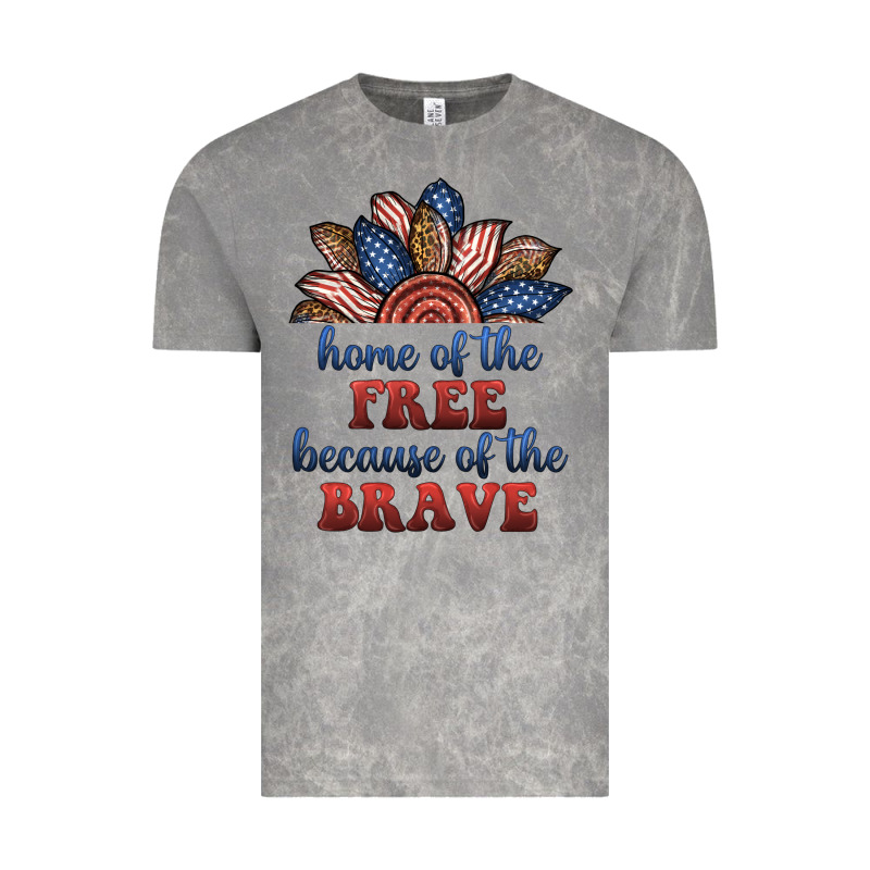 Home Of The Free Because Of The Brave Vintage Tee by BundleAndBundleShop | Teevron