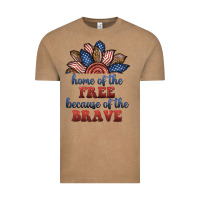 Vintage Coffee home of the free because of the brave Vintage Tee - BundleAndBundleShop