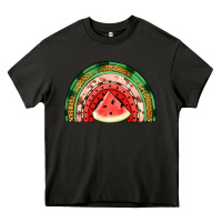 Asphalt watermelon rainbow Heavy Core Tee - Jasminsmagicworld