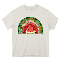 Cream watermelon rainbow Heavy Core Tee - Jasminsmagicworld