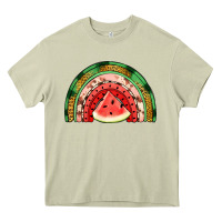 Mossy watermelon rainbow Heavy Core Tee - Jasminsmagicworld