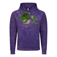 Cloud Purple Philodendron Vintage Hoodie - LillyAllenDesigns