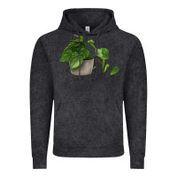 Vintage Arctic Philodendron Vintage Hoodie - LillyAllenDesigns