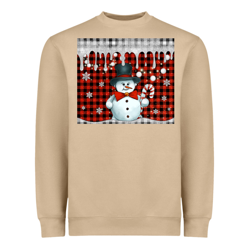 Christmas Snowman Tumbler Heavyweight Sweatshirt by Jasminsmagicworld | Teevron