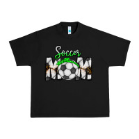 Black Soccer Mom Urban Heavy Tee - CowhideDigitalArt