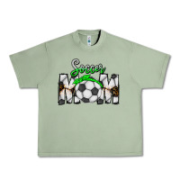 Oil Green Soccer Mom Urban Heavy Tee - CowhideDigitalArt