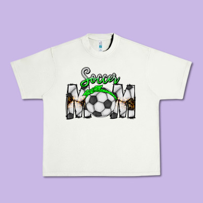 Soccer Mom Urban Heavy Tee Designed By Cowhidedigitalart