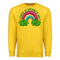 Lemon Happy St. Patrick's Day Rainbow And Shamrock Premium Sweatshirt - RanaPortraitStore