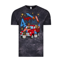 Cloud Black 4th of july truck  1 Vintage Tee - BundleAndBundleShop