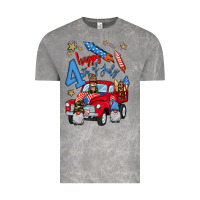 Cloud Rock 4th of july truck  1 Vintage Tee - BundleAndBundleShop