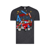 Vintage Black 4th of july truck  1 Vintage Tee - BundleAndBundleShop