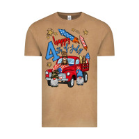 Vintage Camel 4th of july truck  1 Vintage Tee - BundleAndBundleShop