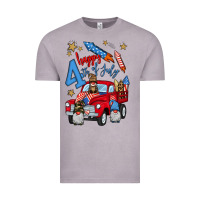 4th Of July Truck  1 Vintage Tee | Teevron