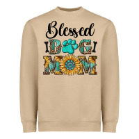 Mushroom Blessed dog mom Heavyweight Sweatshirt - RanaPortraitStore